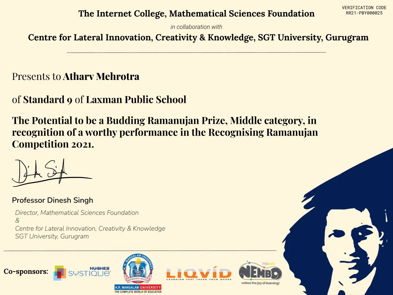 Potential to be Budding Ramanujan thumbnail